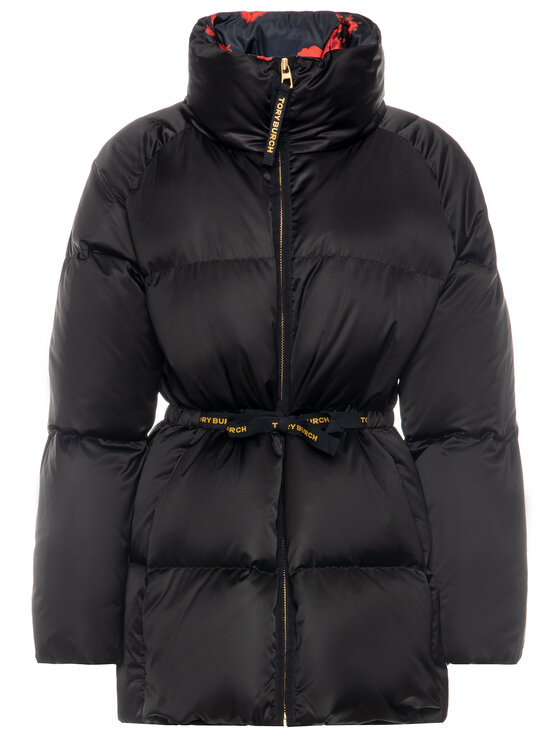 Tory Burch Tory Burch Пуховик Puffer 60288 Чорний Regular Fit