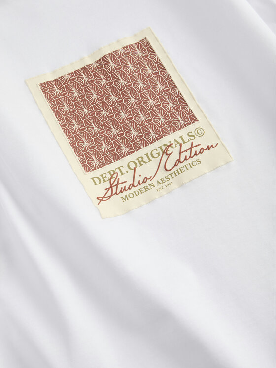 Jack&Jones Jack&Jones T-shirt Islington 12273019 Bijela Loose Fit