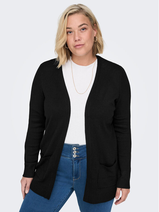 ONLY Carmakoma ONLY Carmakoma Ζακέτα 15219653 Μαύρο Regular Fit