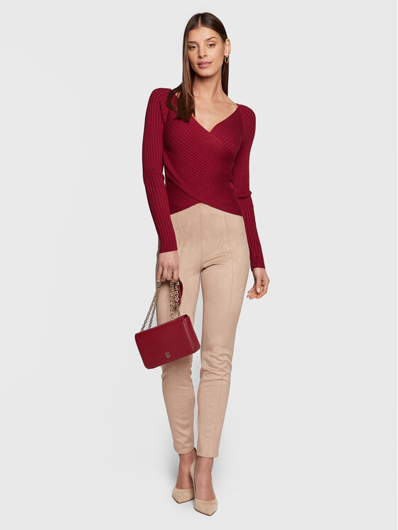 Maglione W3RR37 Z2V42 Bordeaux Slim Fit