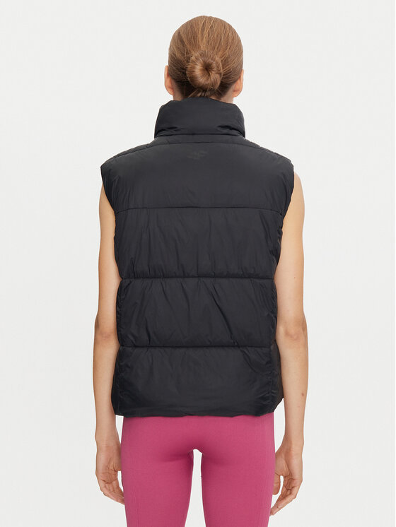 4F 4F Brezrokavnik 4FWAW24TVJAF140 Črna Loose Fit
