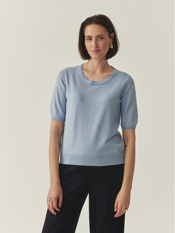 TATUUM Tatuum Bluzka AVO Niebieski Classic Fit