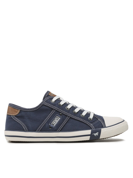 Mustang Mustang Sneakers aus Stoff 4058-310-841 Dunkelblau