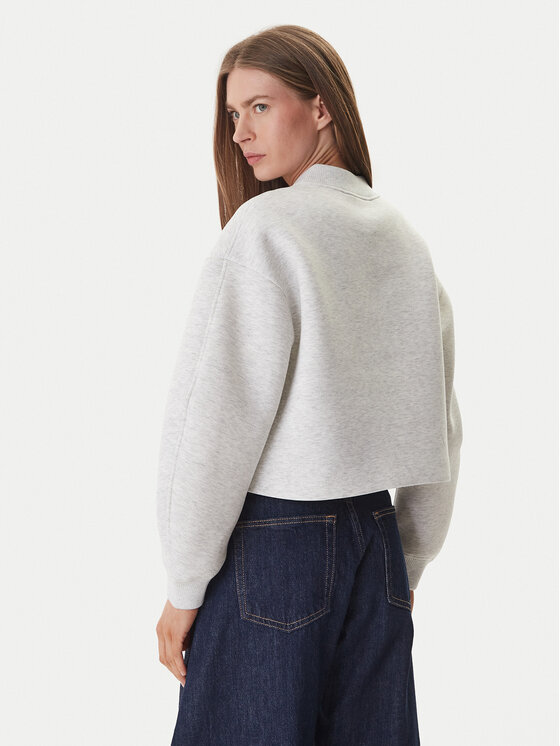 Calvin Klein Calvin Klein Bluza LV047AB508 Beżowy Boxy Fit