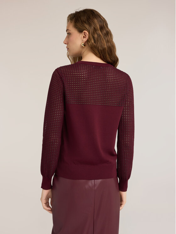 Motivi Motivi Maglione M396W004109N036 Bordeaux Regular Fit