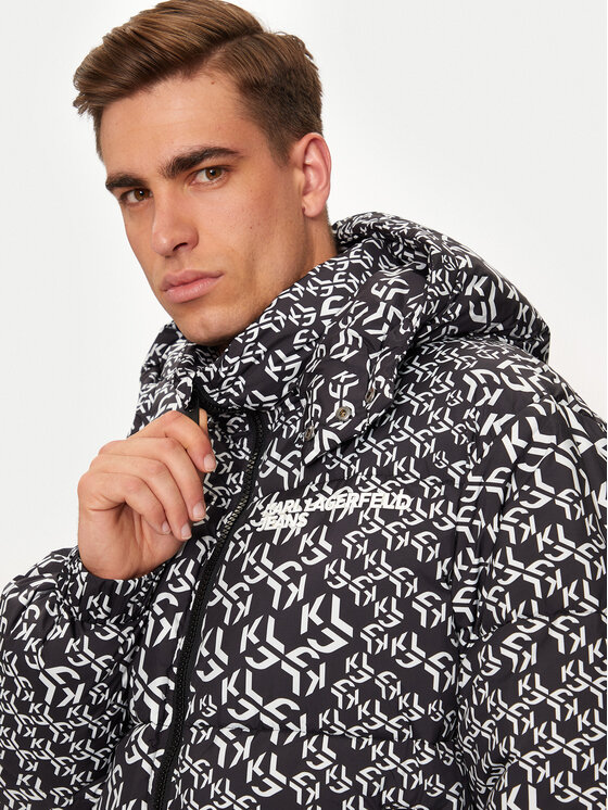 Karl Lagerfeld Jeans Karl Lagerfeld Jeans Winterjacke 246D1508 Schwarz Regular Fit