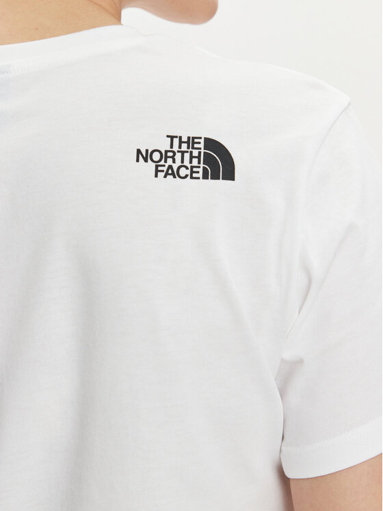 The North Face The North Face T-Shirt Simple Dome NF0A87U4 Weiß Relaxed Fit
