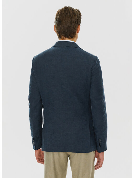 Pako Lorente Pako Lorente Marynarka P24SF-3X-010 Granatowy Slim Fit