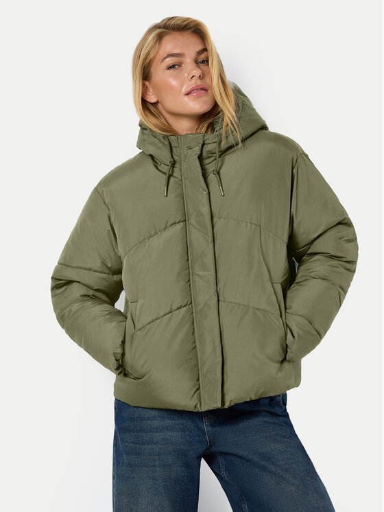 Noisy May Noisy May Geacă de iarnă Tenna 27030499 Verde Regular Fit