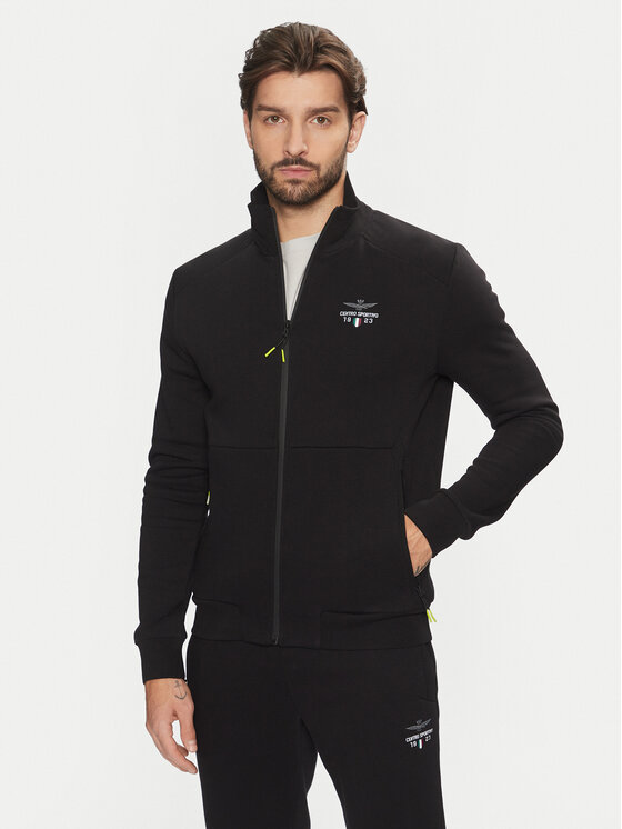 Aeronautica Militare Aeronautica Militare Jogginganzug 242TF081F565 Schwarz Regular Fit