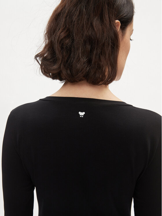 Weekend Max Mara Weekend Max Mara Bluzka Multina 2415971031 Czarny Slim Fit