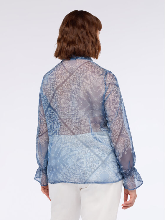 Fiorella Rubino Fiorella Rubino Camicia 5031T001435N0R4 Turchese Regular Fit