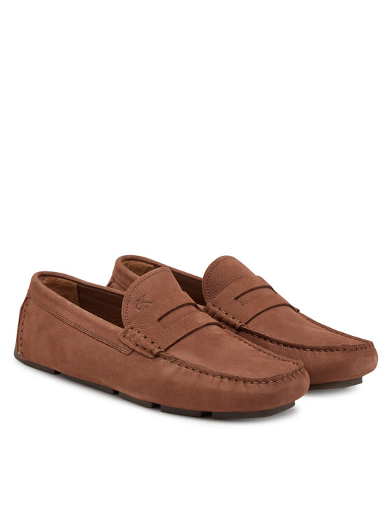 Calvin Klein Calvin Klein Μοκασίνια Driver Penny Nu HM0HM01866 Καφέ