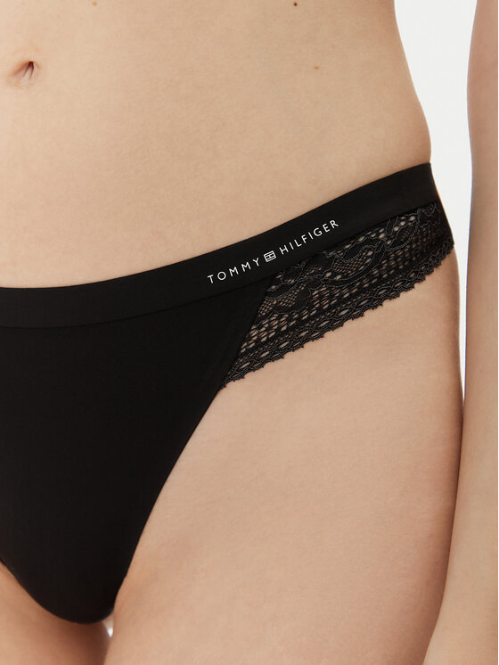 Tommy Hilfiger Tommy Hilfiger Στρίνγκ UW0UW02473 Μαύρο