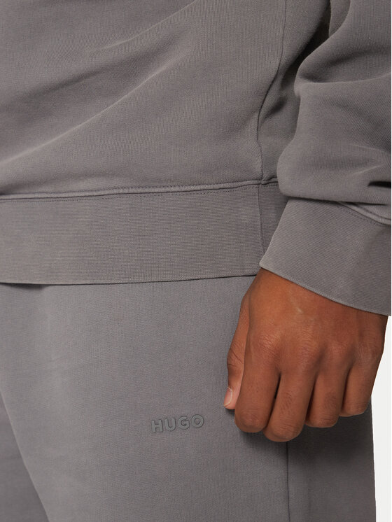 HUGO HUGO Majica dugih rukava Dopaly 50540920 Siva Regular Fit