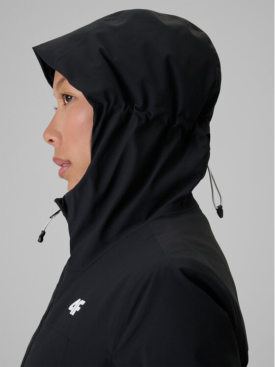 4F 4F Kurtka outdoor URBAN COMMUTER Czarny Regular Fit