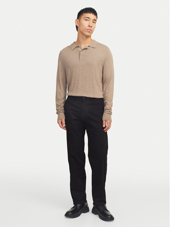 Jack & Jones Jack & Jones Chino nohavice Kane 12268490 Čierna Regular Fit