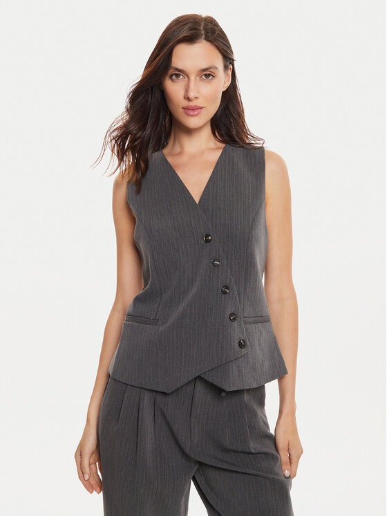 Karen by Simonsen Karen by Simonsen Vestă elegantă Ro 10105155 Gri Regular Fit
