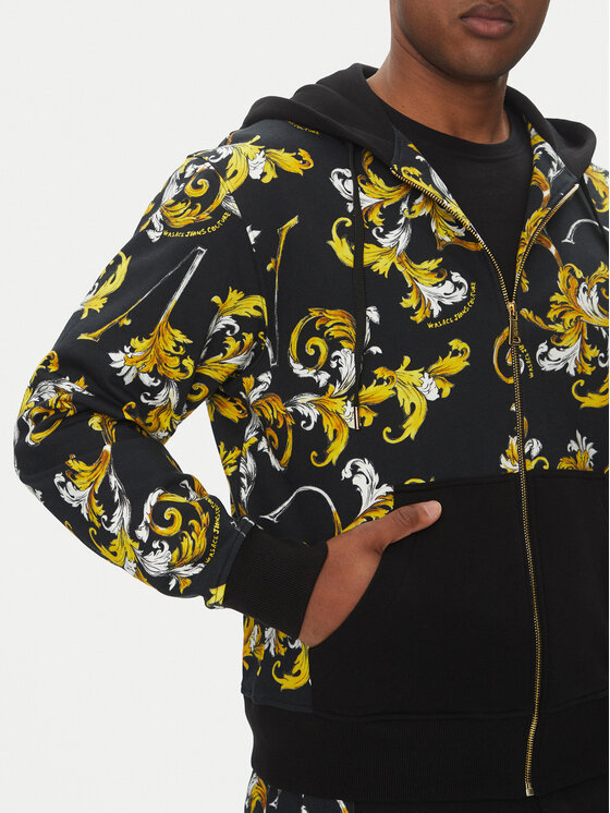 Versace Jeans Couture Versace Jeans Couture Sweatshirt 78GAI3Z1 Schwarz Regular Fit