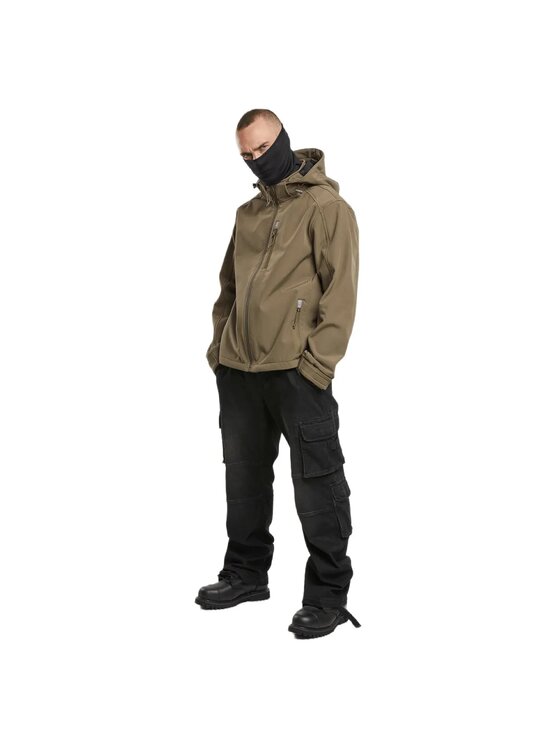 Brandit Brandit Kurtka softshell 3196 Zielony Regular Fit