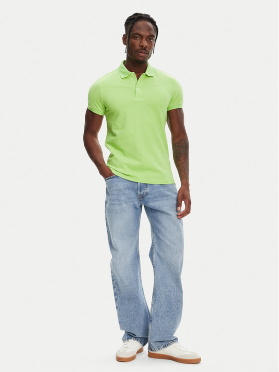 Robe di Kappa Robe di Kappa Polo William 6006170 Zielony Slim Fit