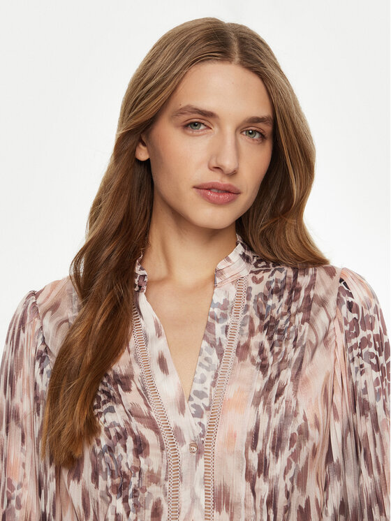 Guess Guess Blūze W5RH16 WDW82 Daudzkrāsains Classic Fit