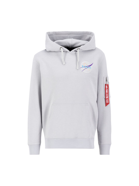 Alpha Industries Alpha Industries Bluza Dark Side Hoodie Szary Regular Fit