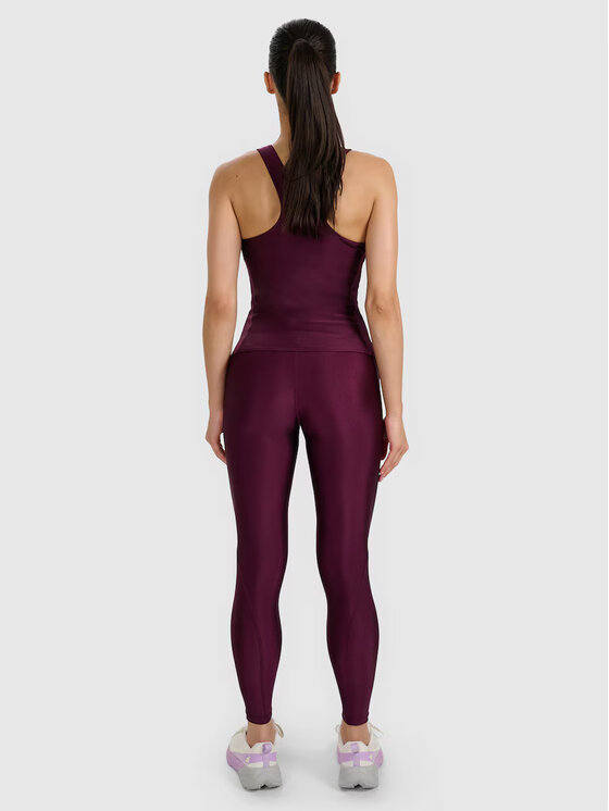 4F 4F Legginsy TRAINING Fioletowy Slim Fit