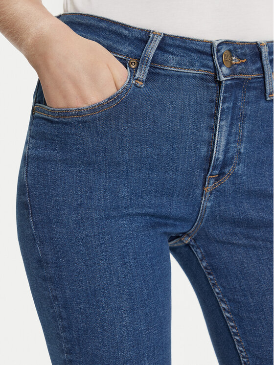 Lee Lee Jeansy 112363594 Niebieski Skinny Fit