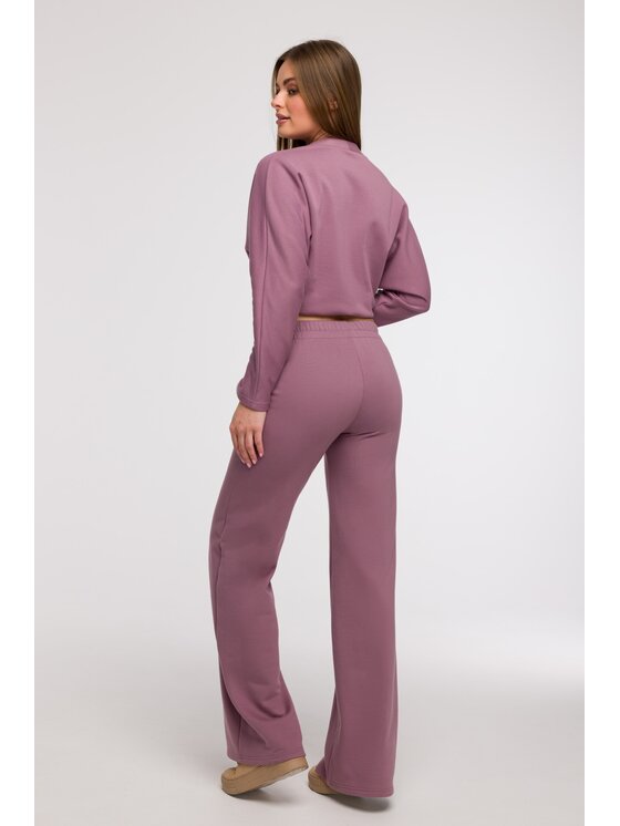 BeWear BeWear Teplákové nohavice B296 Fialová Comfortable Fit
