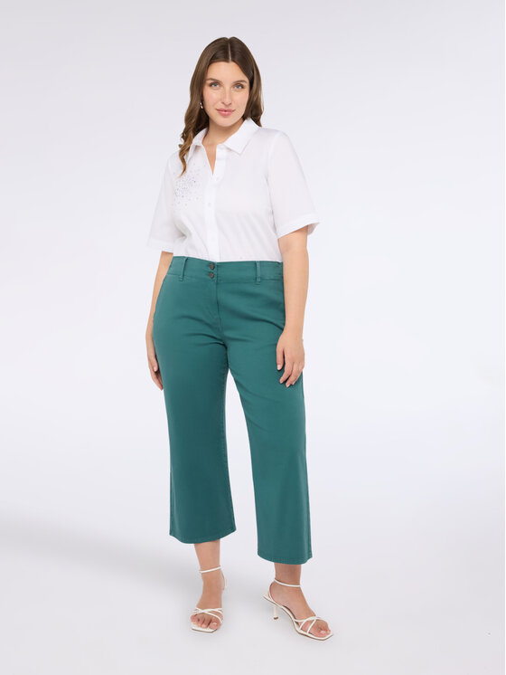 Fiorella Rubino Fiorella Rubino Koszula 5115T001358N011 Biały Regular Fit