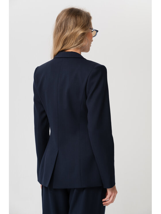 blue shadow blue shadow Marynarka Marietta Granatowy Regular Fit