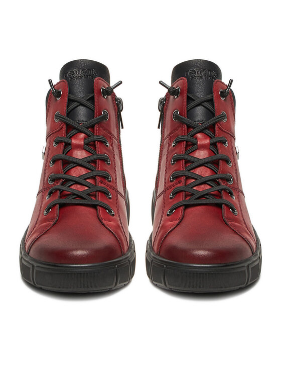 Remonte Remonte Schnürschuhe D1T76-35 Dunkelrot