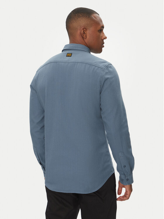 G-Star Raw G-Star Raw Koszula Marine D24963-D454 Niebieski Slim Fit