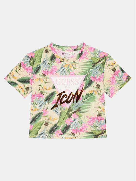 Guess T-shirt J4GI12 K6YW3 Multicolore Boxy Fit, taglia : 8Y