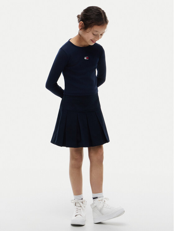 Tommy Hilfiger Tommy Hilfiger Bluza KG0KG09065 Mornarsko modra Regular Fit