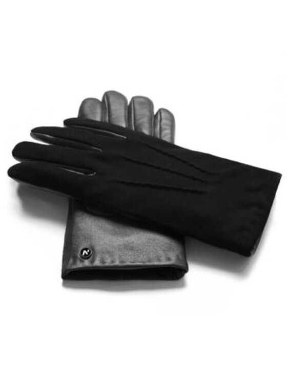 Rękawiczki Męskie napo gloves, Czarne, napoSUEDE (Czarne) L