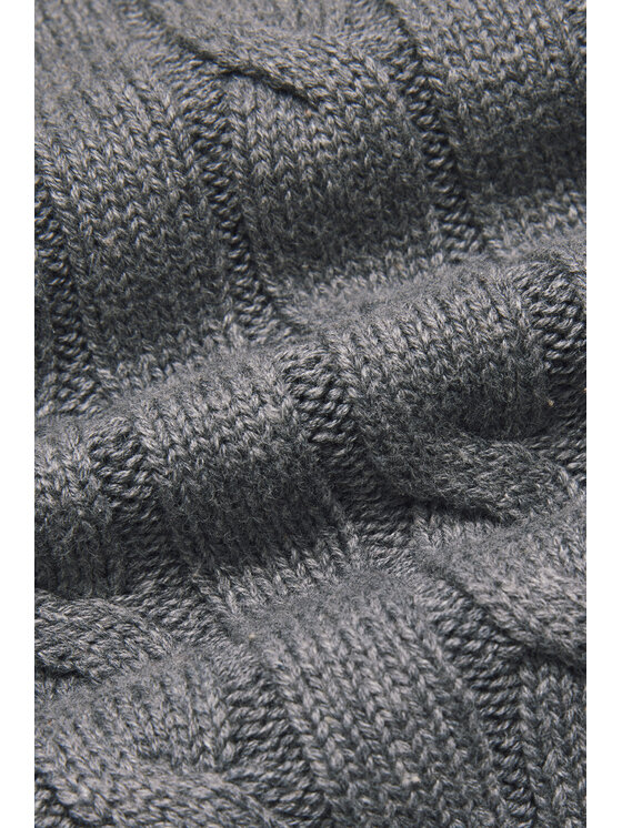 Lancerto Lancerto Sweter Vetle SW073224000090 Szary Regular Fit