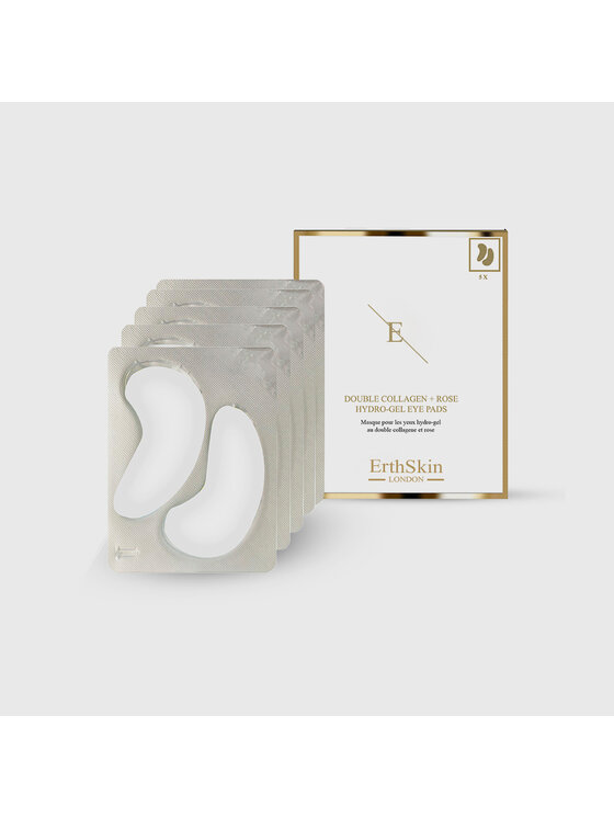 Erthskin London Erthskin London Podwójne płatki kolagenowe + hydrożel różany Płatki pod oczy