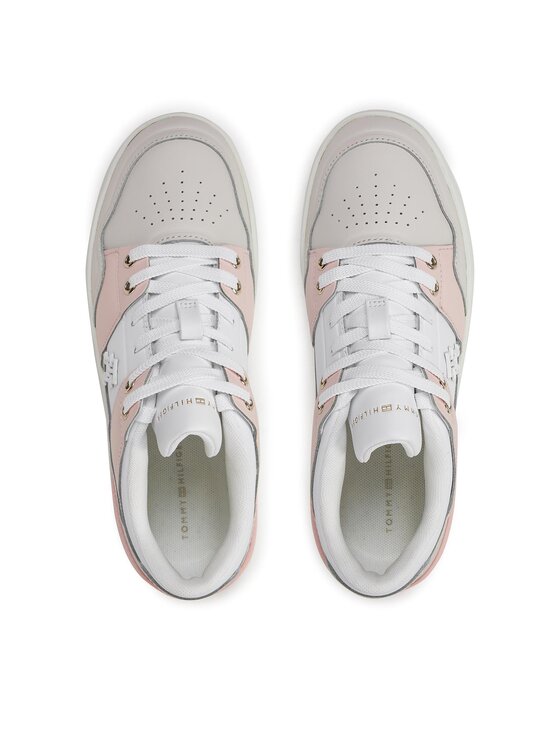 Tommy Hilfiger Tommy Hilfiger Tenisice Th Basket Sneaker Lo FW0FW07756 Siva