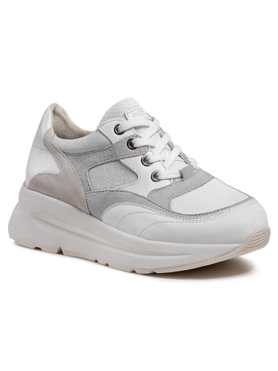 Geox Geox Αθλητικά D Backsie A D15FLA 08521 C0130 Λευκό