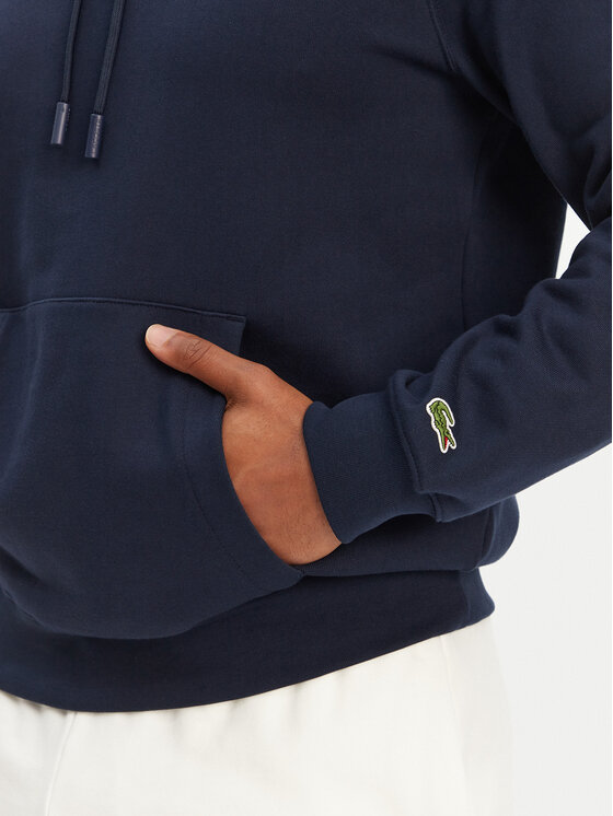 Lacoste Lacoste Majica dugih rukava SH2740 Tamnoplava Regular Fit