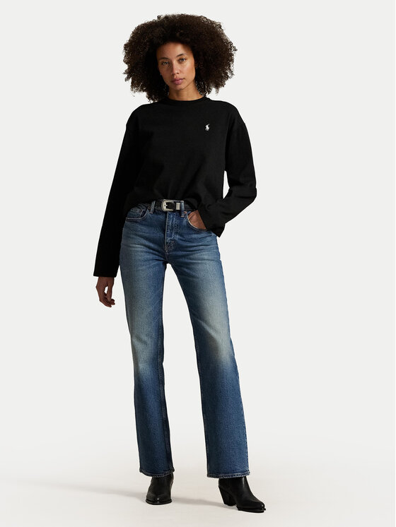 Polo Ralph Lauren Polo Ralph Lauren Bluză 211967105002 Negru Straight Fit