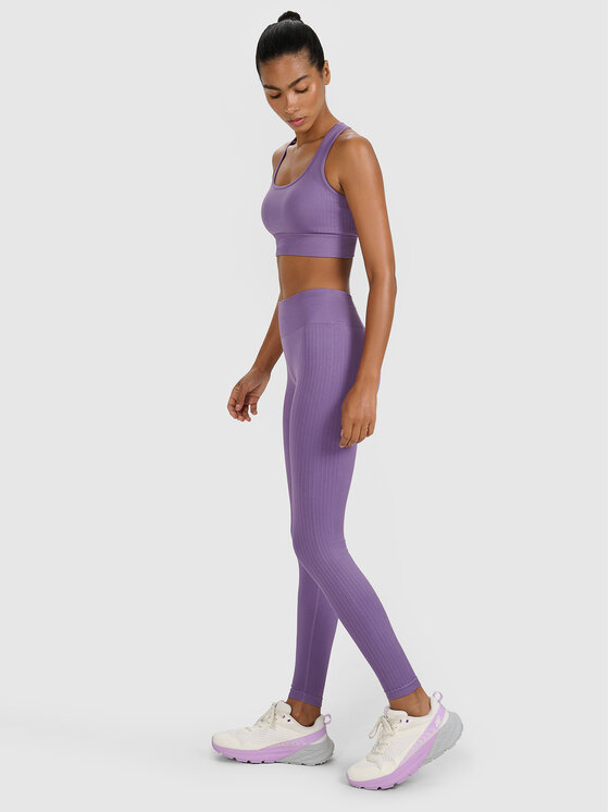4F 4F Legginsy MULTI ACTIVE Różowy ciemny Slim Fit