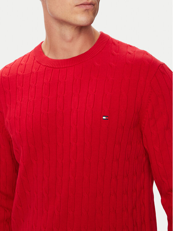Tommy Hilfiger Tommy Hilfiger Πουλόβερ Classic MW0MW33132 Κόκκινο Regular Fit