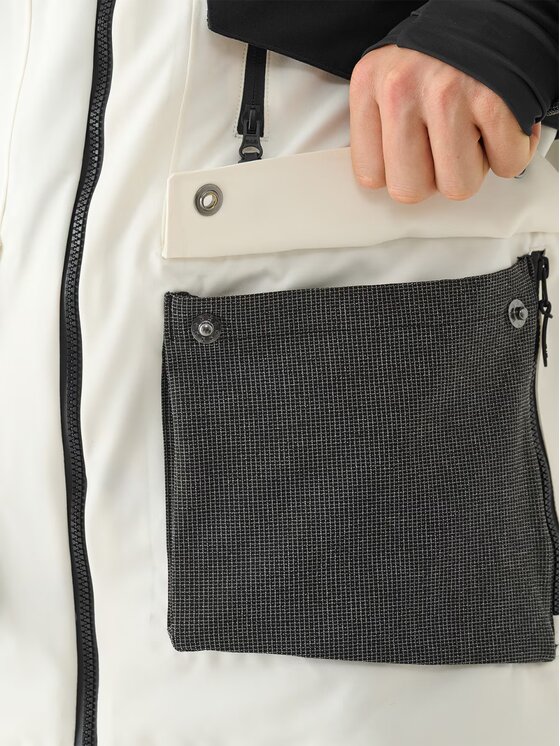 4F 4F Giacca da snowboard 4FWAW24TTJAM511-11S Bianco Regular Fit