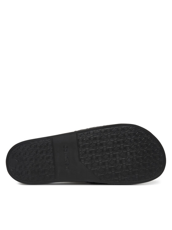 Calvin Klein Calvin Klein Iešļūcenes Pool Slide Mono HM0HM01968 Melns