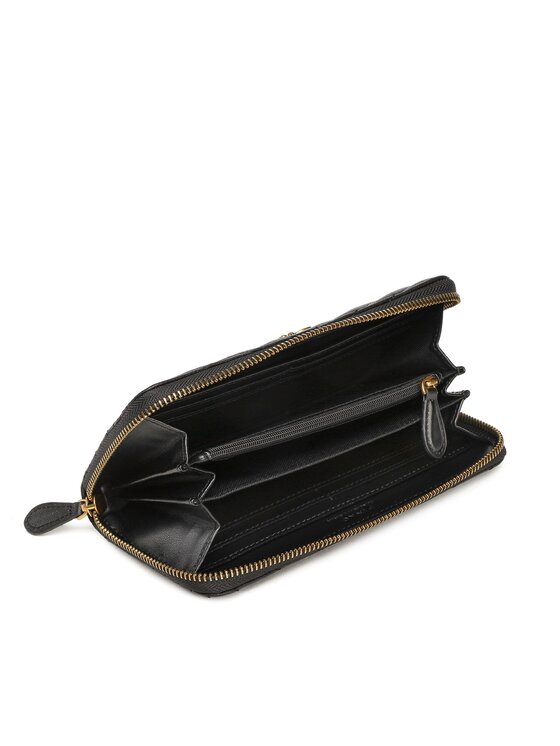 PINKO Pinko Velika ženska denarnica Ryder Zip Around PE 23 PCPL 100250 A0GK Črna