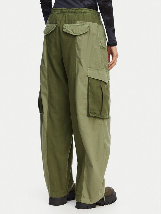 G-Star Raw G-Star Raw Cargo kalhoty D29010-E519 Tmavě zelená Straight Fit