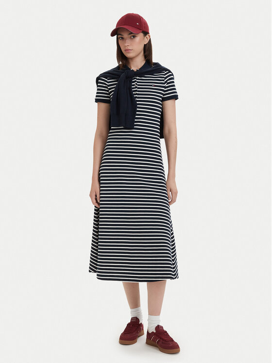 Tommy Jeans Tommy Jeans Vestito da giorno DW0DW20383 Blu scuro Regular Fit
